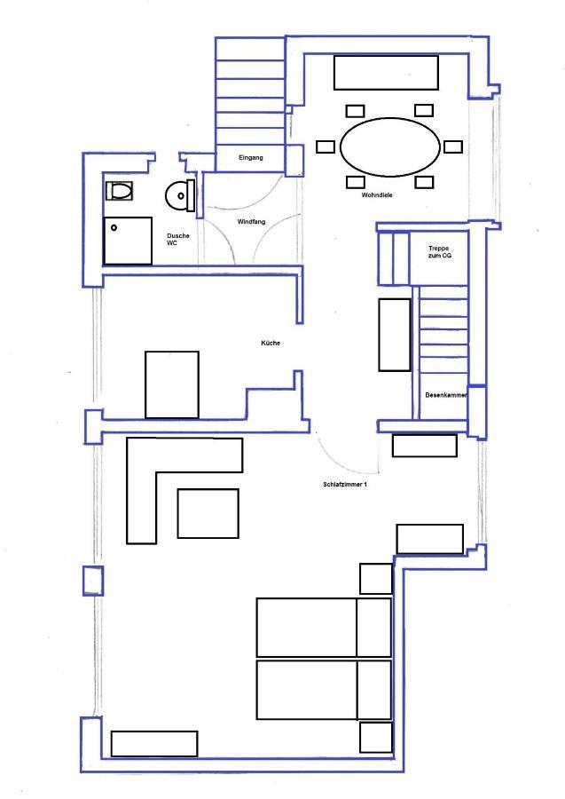 Ferienwohnung Kirsten มาร์ครันชเตด ภายนอก รูปภาพ